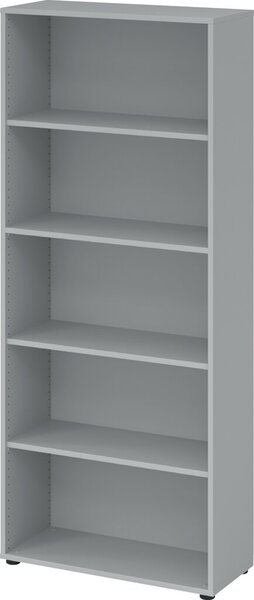 Image Regal 5 Ordnerhöhen, 33 cm tief Korpus Grau, 80 x 33 x 188 cm (BxTxH)