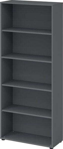 Image HAMMERBACHER Aktenregal Basic 4000 grafit 80,0 x 33,0 x 188,0 cm