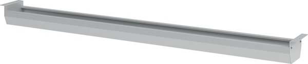 Image Kabelwanne klappbar für 180er Tisch Silber, Maße: 146,2 x 9,3 cm (BxH)
