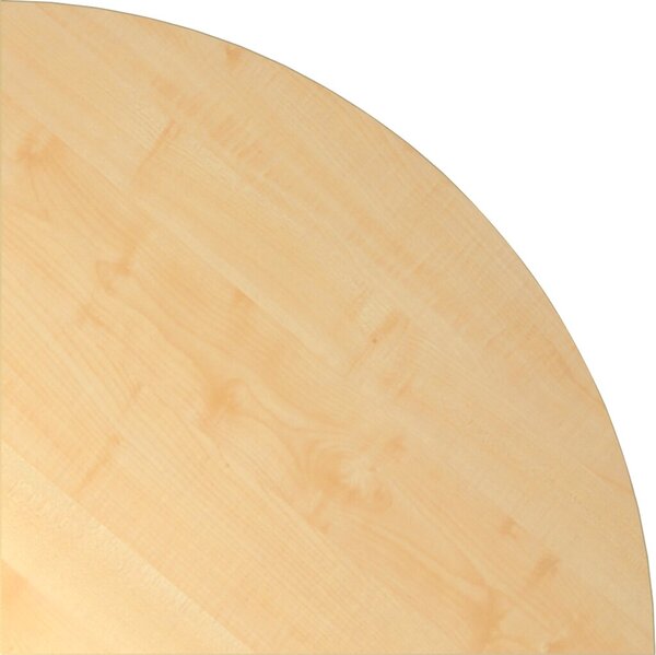 Image Verkettungswinkel Viertelkreis 80x80cm Ahorn Platte 2,5 cm, Verkettungs-
