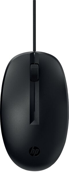Image Mouse HP125 Wired Mouse, Jack Black kabelgebunden (Kabellänge 1,8 m),
