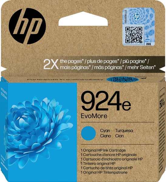 Image HP 924e (4K0U7NE) cyan Druckerpatrone