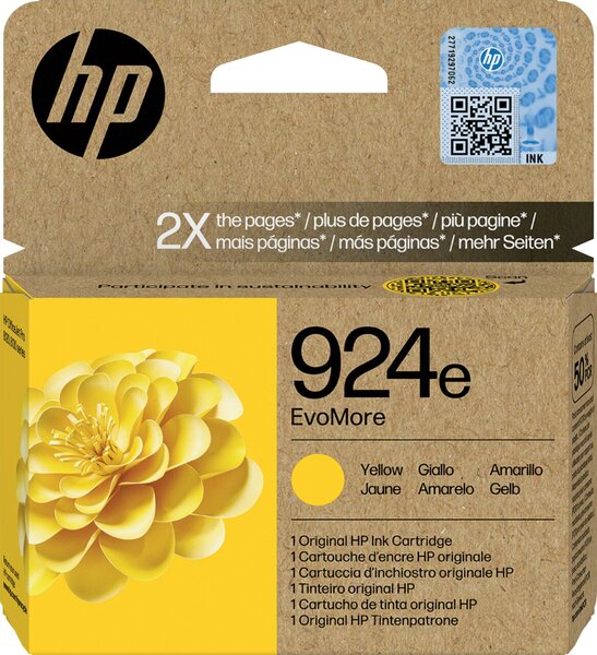 Image HP 924e (4K0U9NE) gelb Druckerpatrone