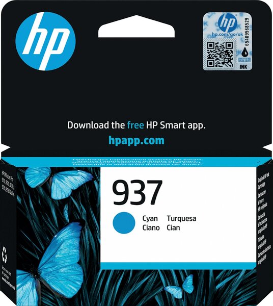 Image Tintenpatrone 937 cyan OfficeJet Pro 9110, 9120, 9130 Serie