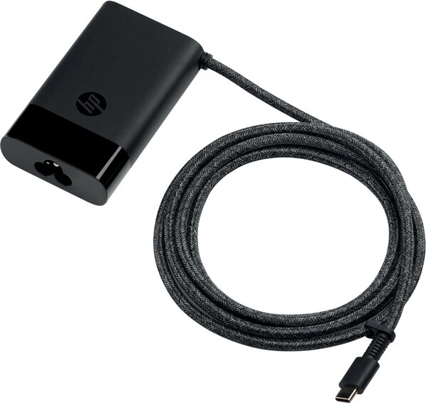 Image Adapter f.Laptop HP 64W,USB-C,schwarz Smart USB-C laden mit 15W/27W/60W/65W
