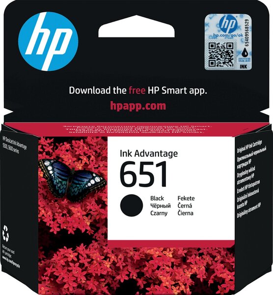 Image Tintenpatrone 651 schwarz DeskJet Ink Advantage 5575, 5645