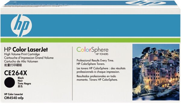 Image Toner Cartridge 646X schwarz für Color LaserJet CM4540 MFP,