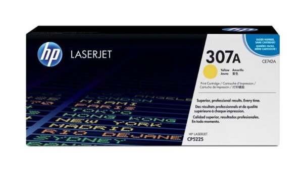 Image HP 307A Gelb LaserJet Tonerpatrone (CE742A)
