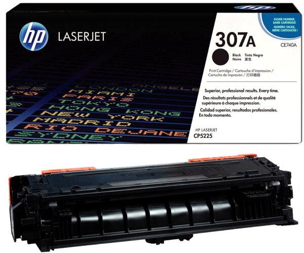 Image HP 307A Schwarz LaserJet Tonerpatrone (CE740A)