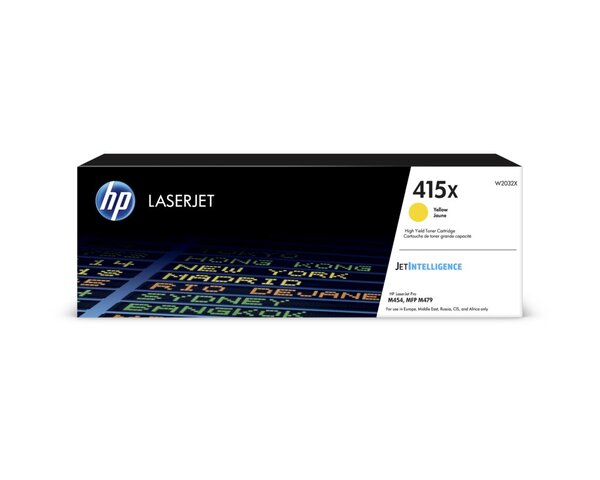 Image HP 415X Yellow LaserJet Toner Cartridge