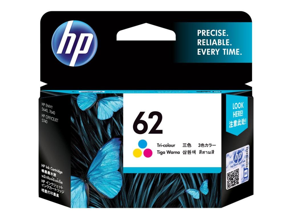 Image HP 62 Tricolor Tintenpatrone