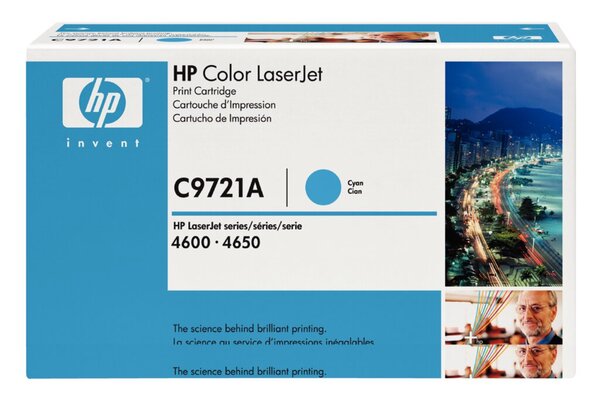Image HP 641A Cyan LaserJet Tonerpatrone (C9721A)