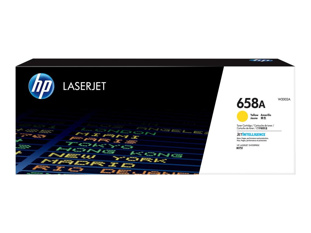 Image HP 658A Yellow LaserJet Toner Cartridge