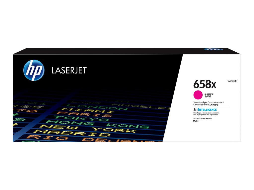Image HP 658X Magenta LaserJet Toner Cartridge
