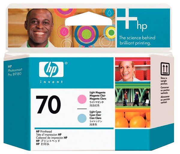 Image HP 70 hell Magenta, hell Cyan Druckkopf
