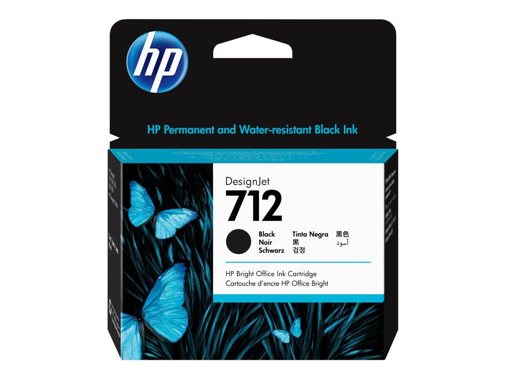Image HP 712 38-ml Black DesignJet Ink Cartridge