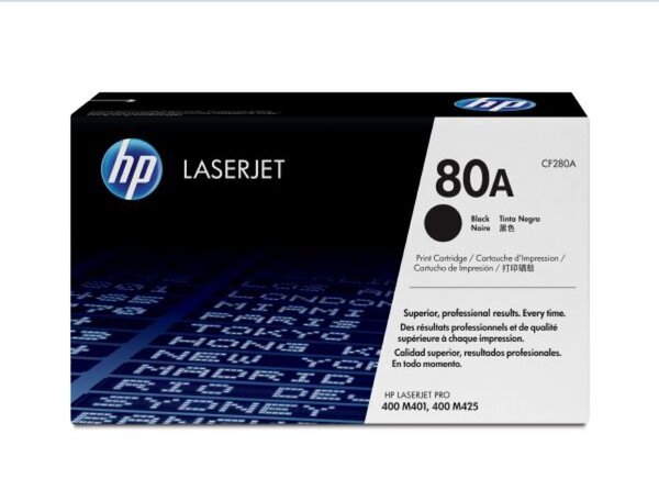 Image HP 80A Schwarz LaserJet Tonerpatrone (CF280A)