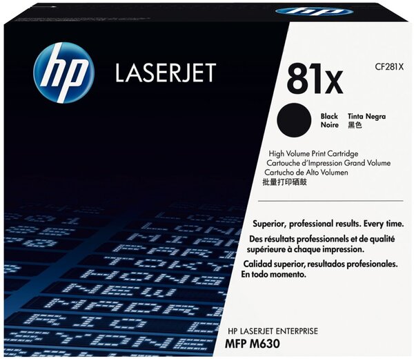 Image HP 81X Schwarz LaserJet Tonerpatrone (CF281X)