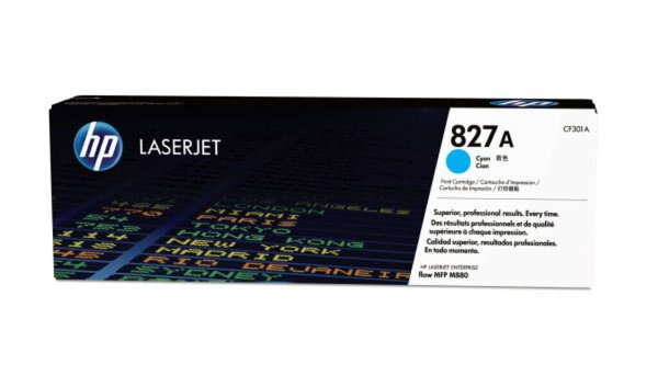 Image HP 827A Cyan LaserJet Tonerpatrone (CF301A)