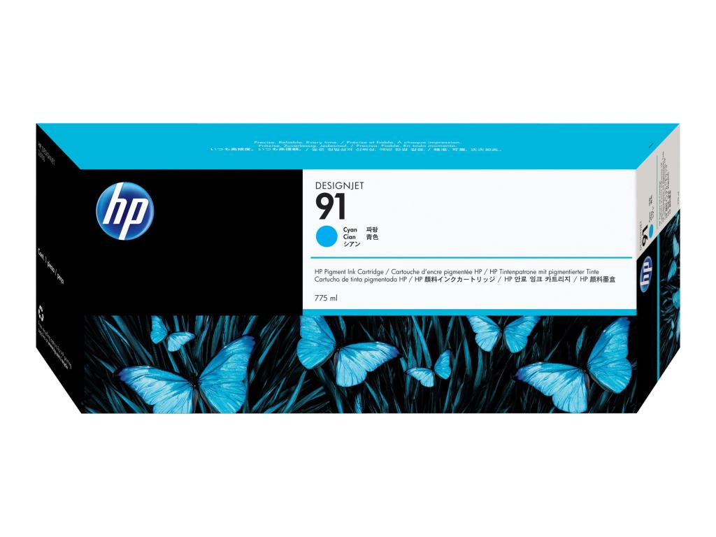 Image HP 91 Cyan Tintenpatrone