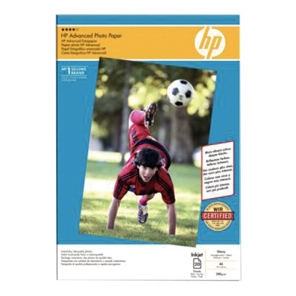 Image HP Advanced Fotopapier glänzend A3 20 Blatt 250g/m2 PS Pro B9180