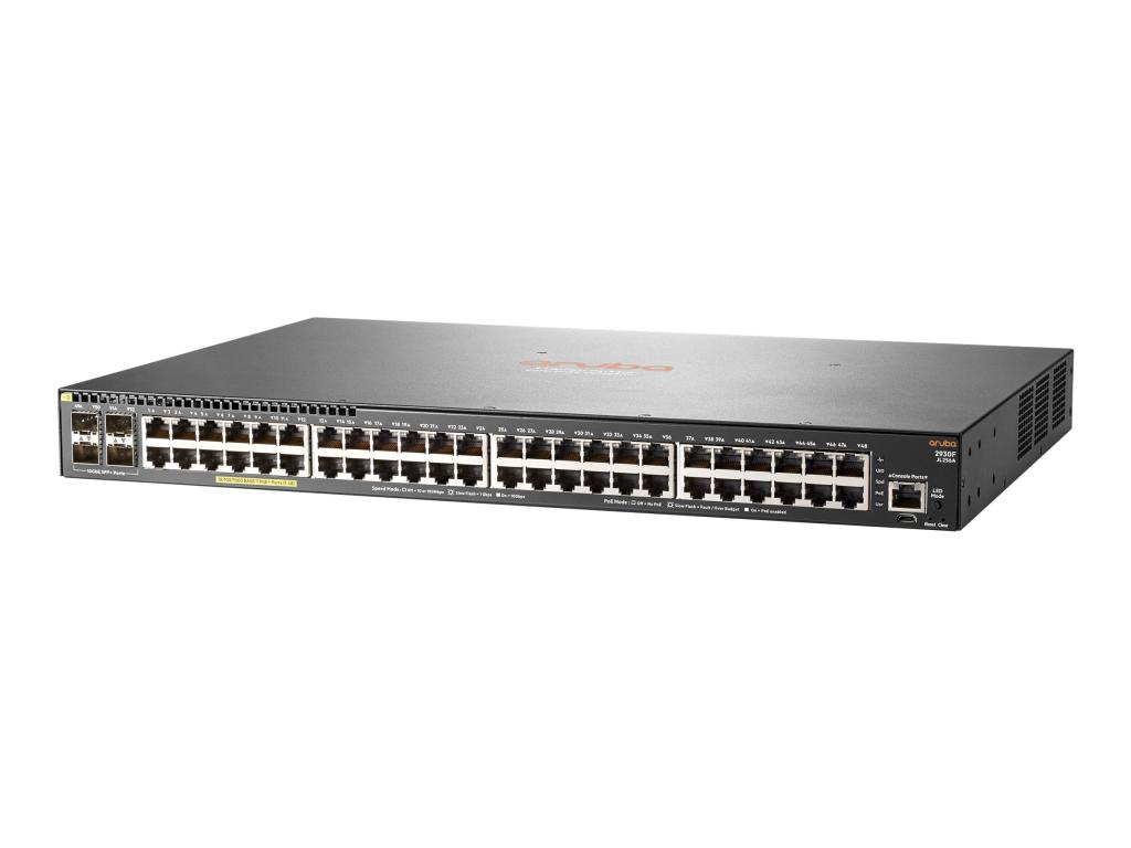 Image HP Net Switch 1000T 48P HP 2930F 48G (JL256A) 19" PoE+ Managed 4x SFP+