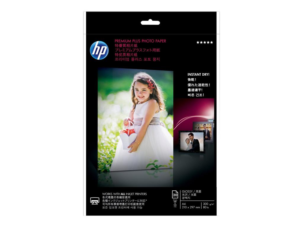 Image HP Premium Plus Glossy Photo Paper-20 Blatt/A4/210 x 297 mm 300g/m2