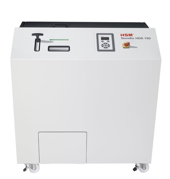 Image Medienvernichter StoreEx HDS150 grau vernichtet CDs, Disketten, USB-Sticks