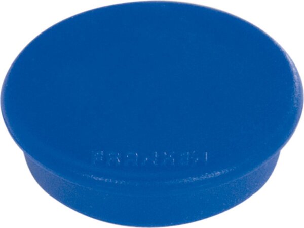 Image Haftmagnet 13mm, blau, Haftkraft 100g, hochwertiger Haftmagnet mit