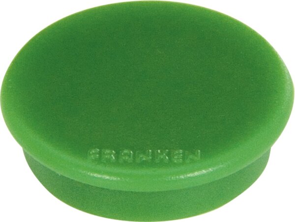 Image Haftmagnet 24mm grün 10 Stück Haftkraft 300g
