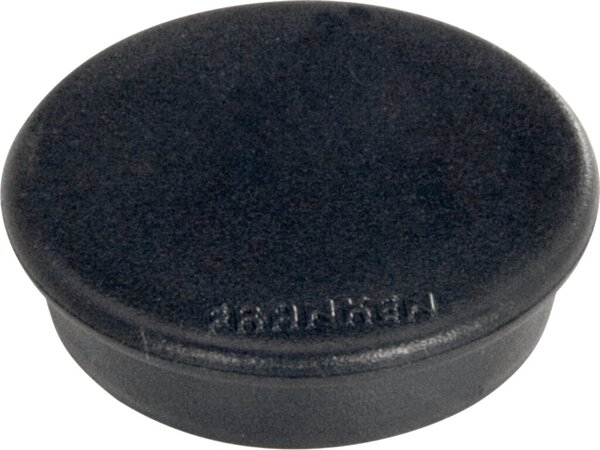 Image Haftmagnet 24mm schwarz 10 Stück Haftkraft 300g