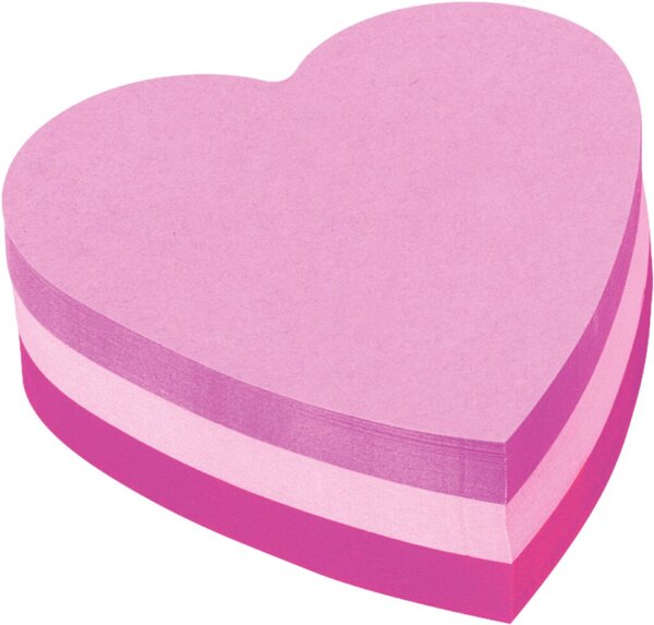 Image Haftnotizwürfel Herz Post-it 225 Blatt