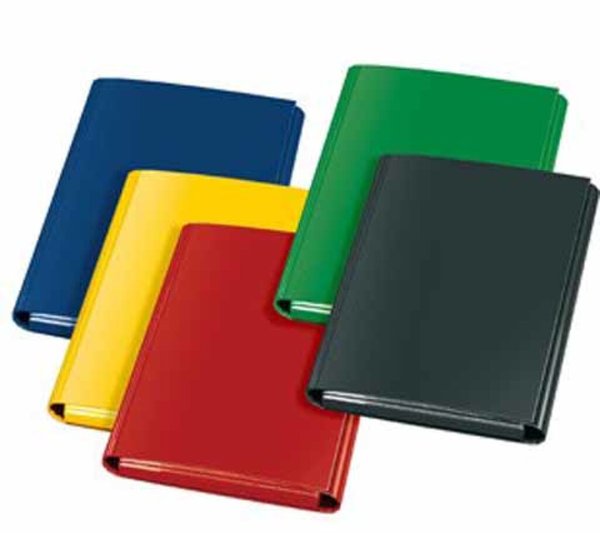 Image Heftbox A4 -KARTON- sort. rot,blau,gelb, grün, schw.