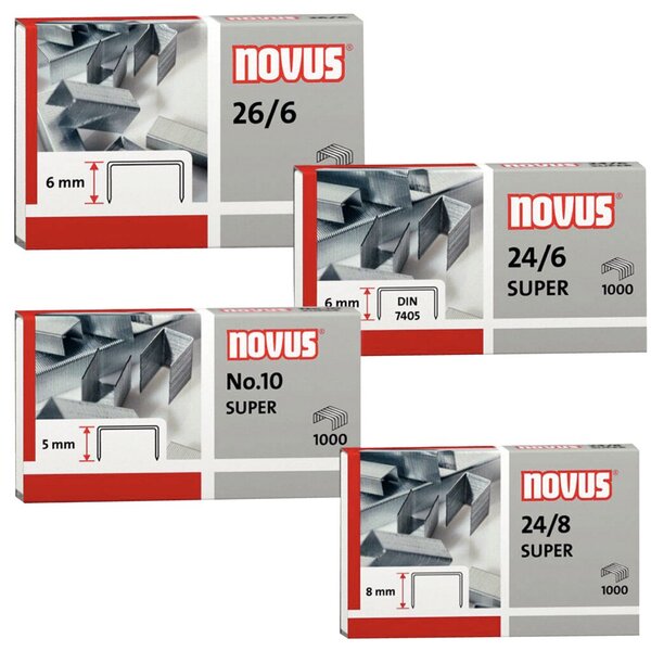 Image Heftklammern 23/15 super verzinkt Stahldraht, f.Blockhefter