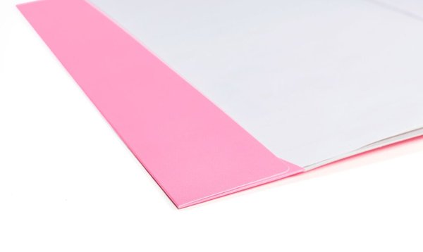 Image Heftschoner A4, Karton, rosa extrastarker Karton, stabil, glänzend