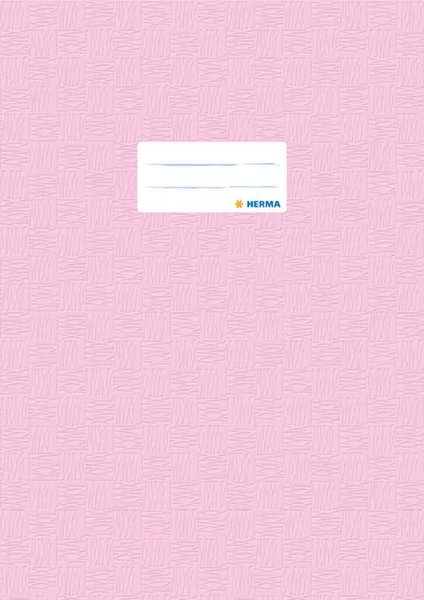 Image Heftschoner Folie A4 hoch rosa gedeckt