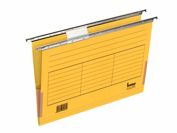 Image Hängemappe A4 mit Frosch gelb 230g/qm Farbkarton, Beschriftungs-