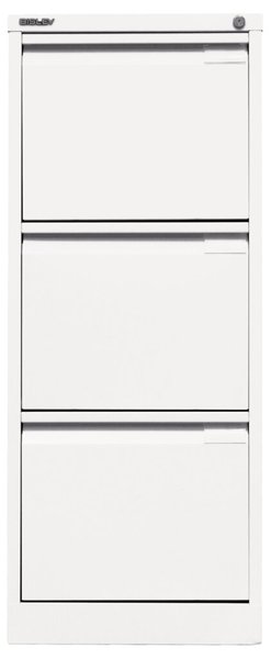 Image Hängeregistraturschrank, einbahnig, 3 Hängeregistraturen, weiß