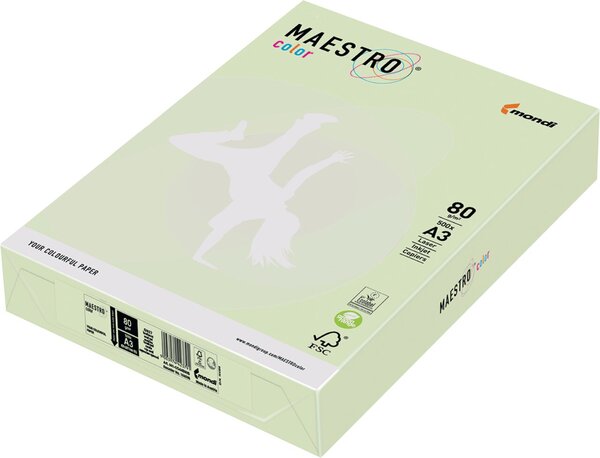 Image Kopierpapier Maestro Color, 80 g DIN A3, holzfrei, farbig