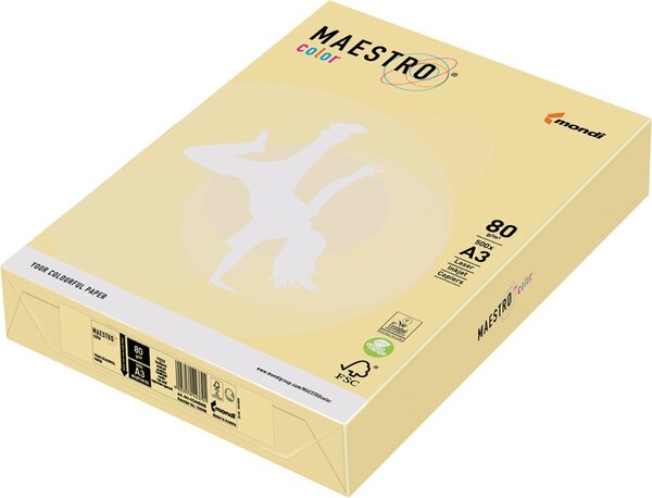 Image Kopierpapier Maestro Color, 80 g DIN A3, holzfrei, farbig