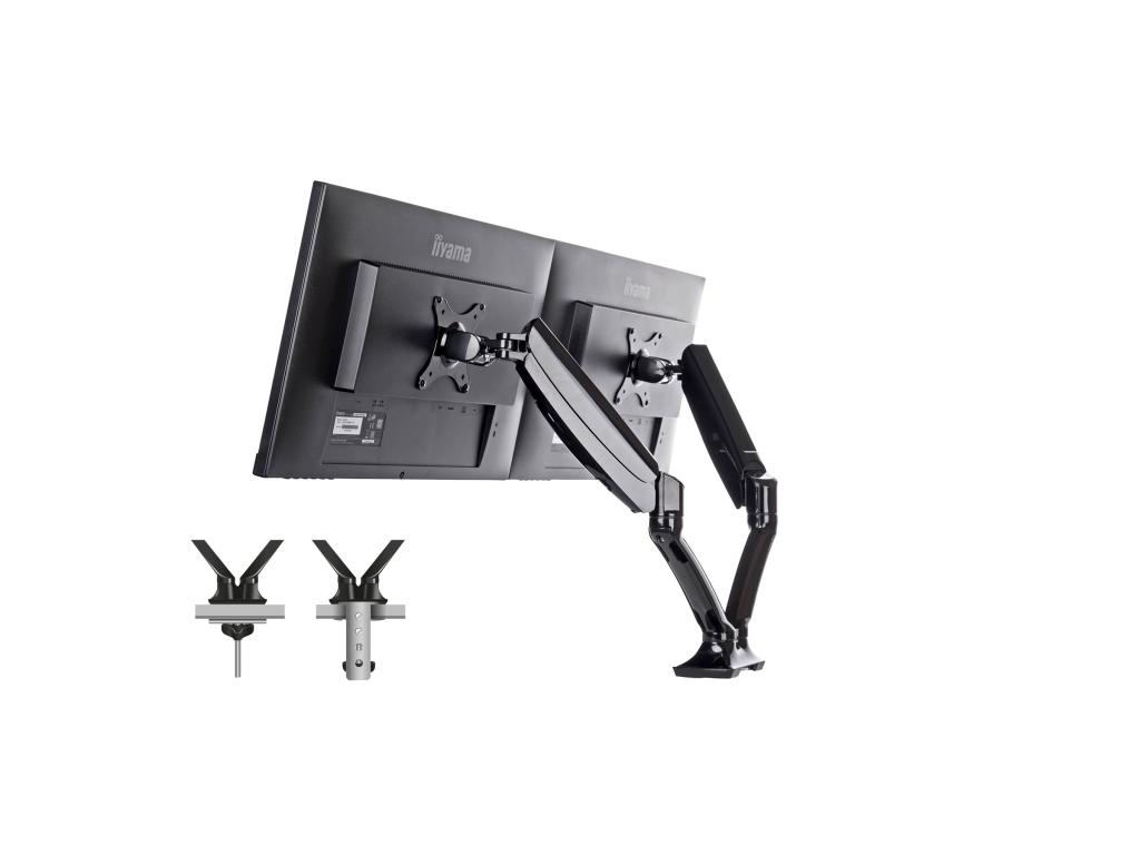 Image IIYAMA DS3002C-B1 ACC Flexible desk mount for dual monitor 10i-27i height adj. 