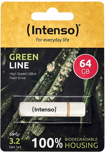 Image Intenso USB-Stick Green Line beige 64 GB