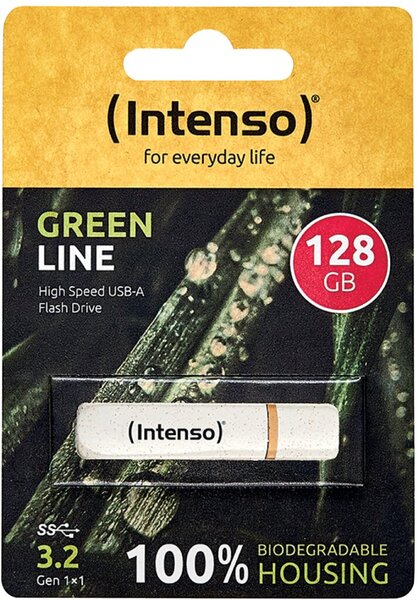 Image Intenso USB-Stick Green Line beige 128 GB