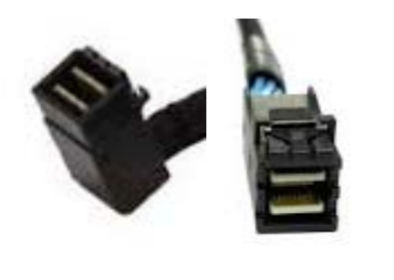 Image INTEL AXXCBL650HDHRT Cable Kit MiniSAS HD 650mm Straight to Right angle connect