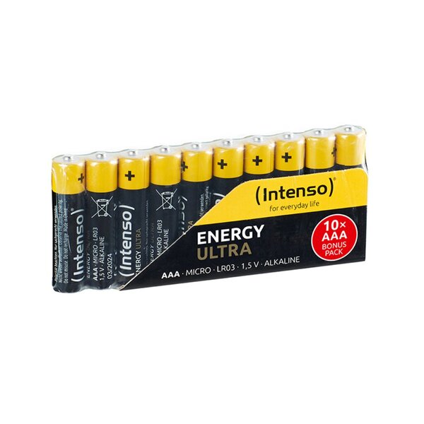 Image INTENSO Energy-Ultra Micro (AAA)-Batterie Alkali-Mangan 1.5 V 10 Stück (7501910)