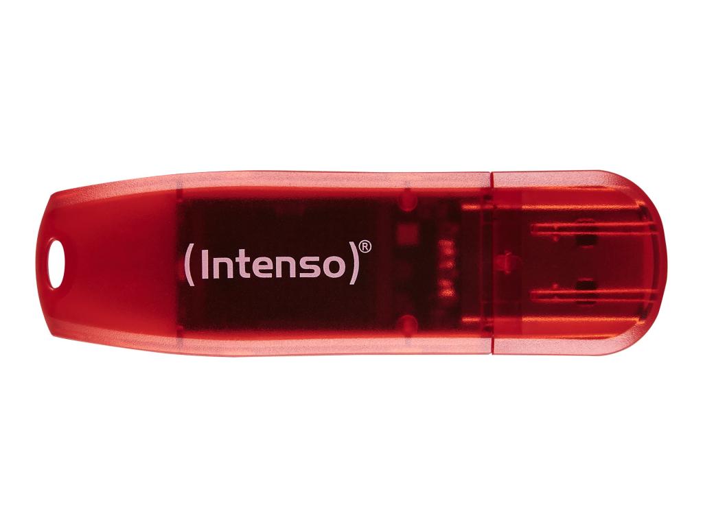 Image INTENSO Rainbow Line 128GB Rot - USB-Stick, Typ-A 2.0