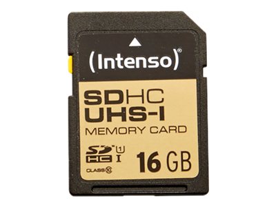 Image INTENSO Secure Digital Card Micro SD UHS 16 GB Speicherkarte