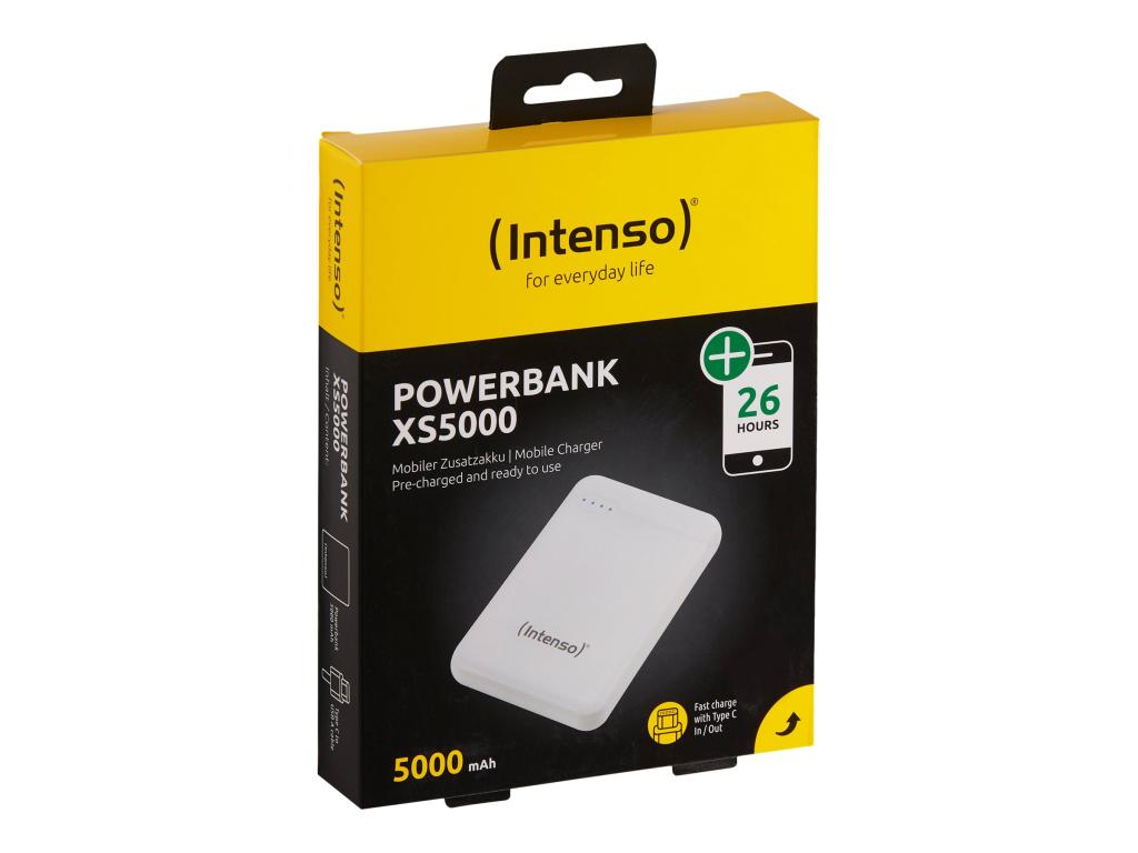 Image INTENSO XS5000 Powerbank (Zusatzakku) LiPo 5000 mAh 7313522