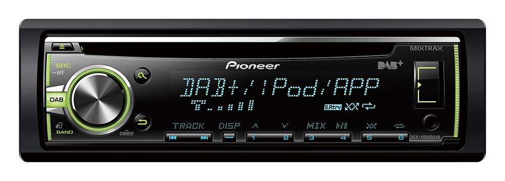 Image PIONEER DEH-X6800DAB CD-Tuner/AUX/USB/iPod/DAB+