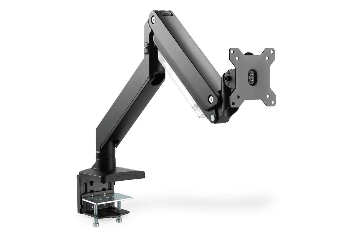 Image DIGITUS Universal Monitorarm, Klemmbefestigung, schwarz